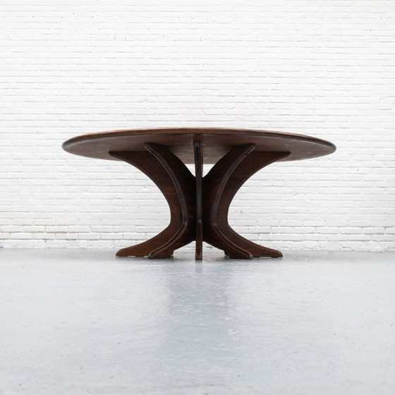 Image 1 of Marc Van Rampelberg Muninga Wood Dining Room Set anni '80