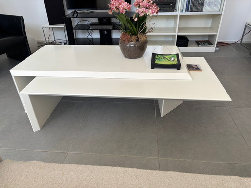 White coffee table