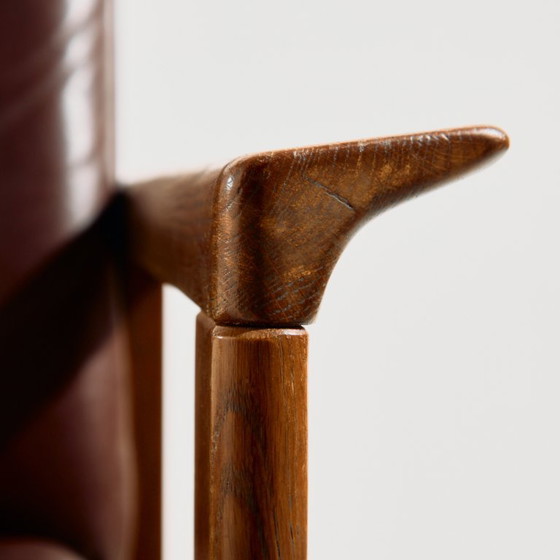 Poltrona MK10986 in quercia di Laszlo Mazák per Wiesner-Hager – Poltrone, Wood (photo 17 of 23)