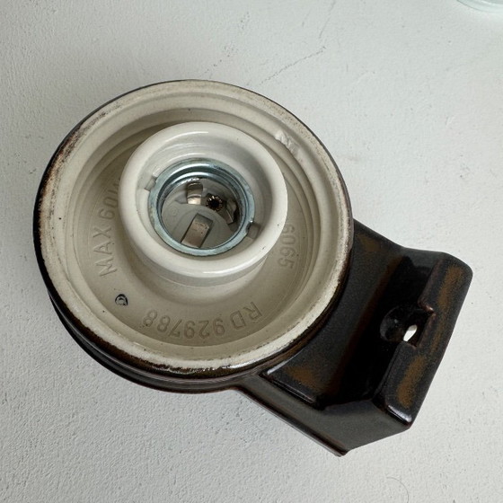 Image 1 of Antieke grote Scandinavische opalen wandlamp "IFÖ"