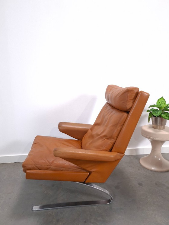 Poltrona Vintage COR Swing con pouf, Reinhold Adolf, Pelle Cognac – Poltrone (photo 16 of 22)