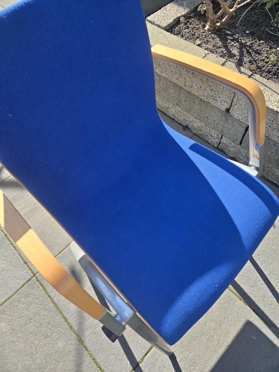 Image 1 of 6x Artifort Zeno stoelen blauw 