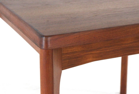 Restored Henning Kjaernulf For Vejle Extendable Dining Table Square Danish Vintage – Wood (photo 9 of 15)