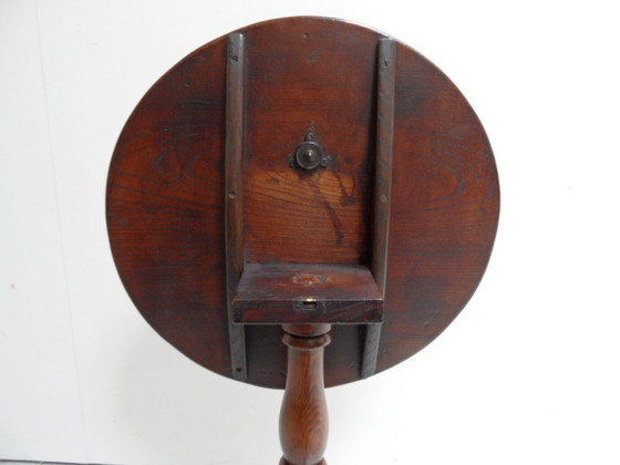 Image 1 of table d'appoint ronde ancienne