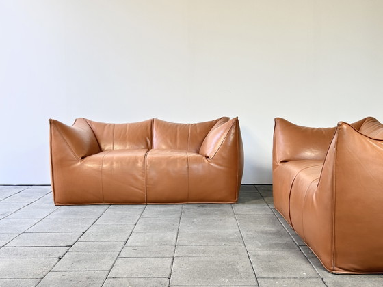 Sofá de cuero Le Bambole diseñado por Mario Bellini para B&B Italia – Sofás de 2 plazas, Leather, Plastic (photo 15 of 15)