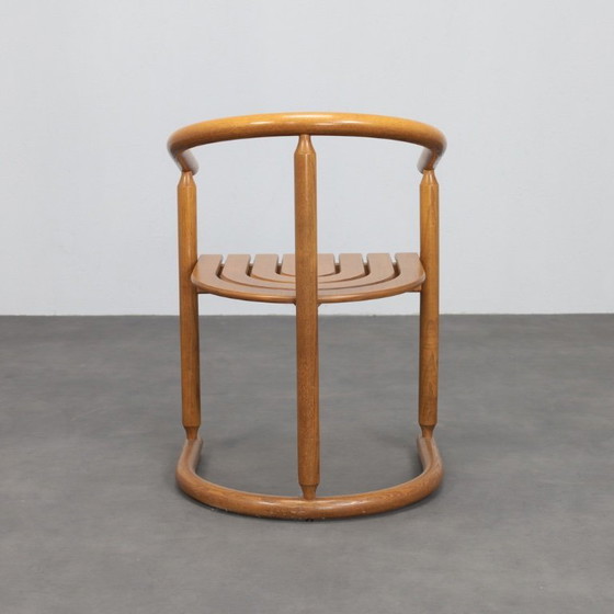 Image 1 of Set di 6 sedie da pranzo in legno curvato di Allmilmö, anni '80