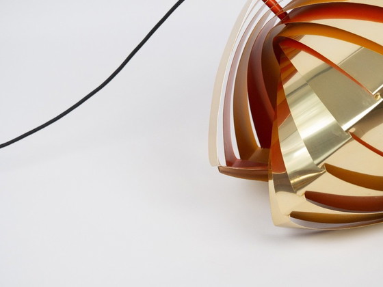 Image 1 of Lampe suspendue vintage danoise Konkylie par Louis Weisdorf, Lyfa, 1963