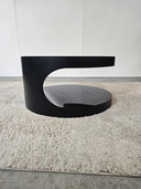 Tavolino da caffè/tavolino laterale Minotti Lou – Christophe Delcourt – Nero