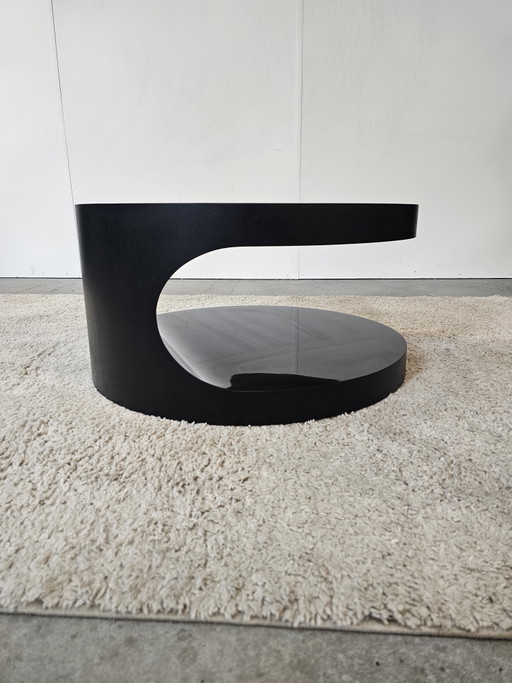 Table basse/d'appoint Minotti Lou – Christophe Delcourt – Noir