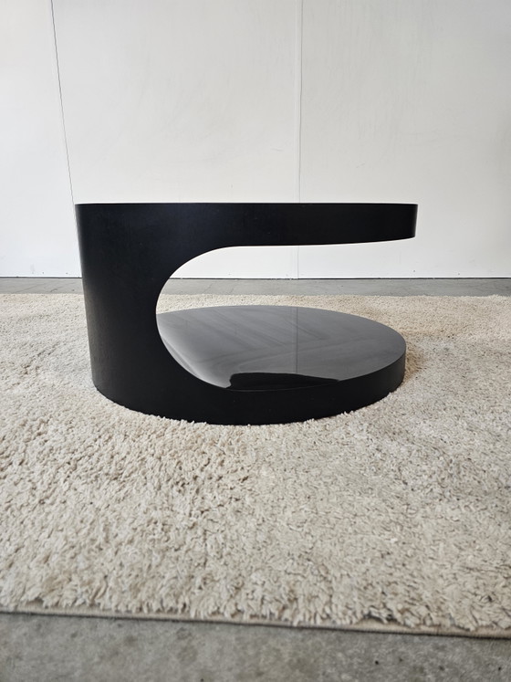 Image 1 of Minotti Lou Coffee Table / Side Table – Christophe Delcourt – Black
