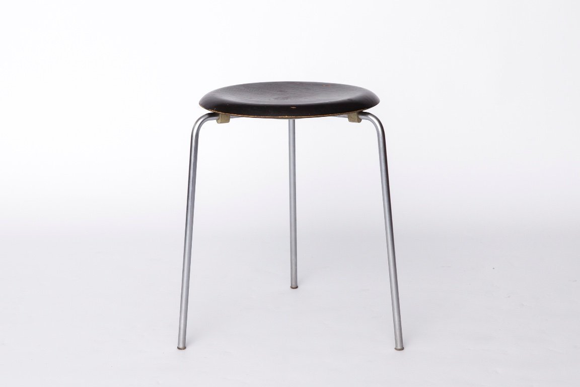 Arne Jacobsen Stool for Fritz Hansen, Model Dot 3170, 1950s