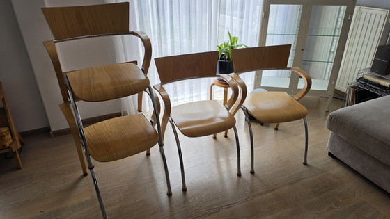 4x – Komplot Design, Sillas de comedor, Chrome, Metal (photo 11 of 12)