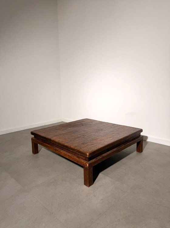 Vintage Minimalist Teak Coffee Table (photo 6 of 6)