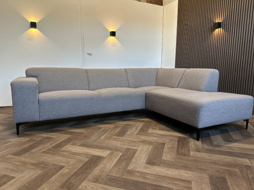 Divano angolare color tortora 270x200 cm – hoekbanken, Textile