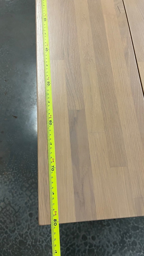 Large Oak Dining Table – Wood (photo 10 of 10)