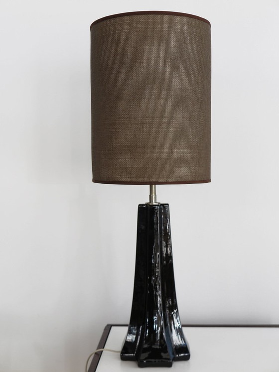 Lampada grande con base in ceramica, Italia, anni '60 – Lampade da tavolo, Mid Century Modern (photo 8 of 8)