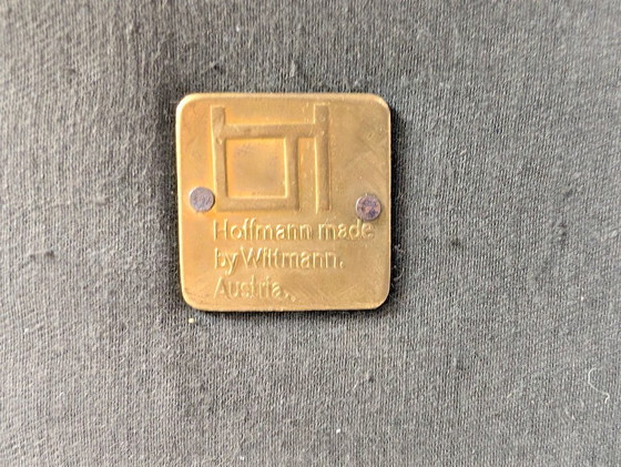 Image 1 of Sofá original Wittmann Kubus Josef Hoffmann Sofá de cuero marrón