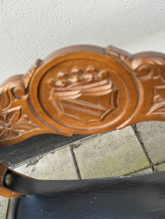 Image 1 of Sedia vintage in stile rinascimentale Savonarola