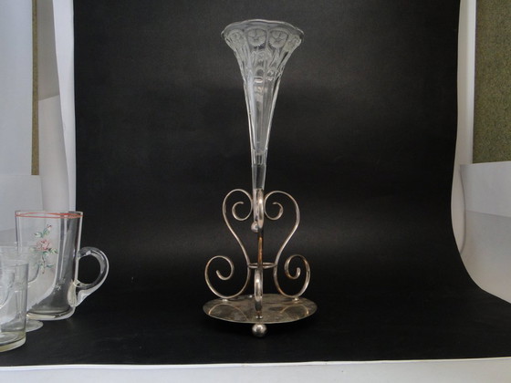Glass Vase, Great Britain, Early 20th Century – Metal (photo 4 of 13)