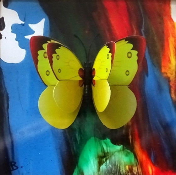 Image 1 of CB. Collage papillon orgie