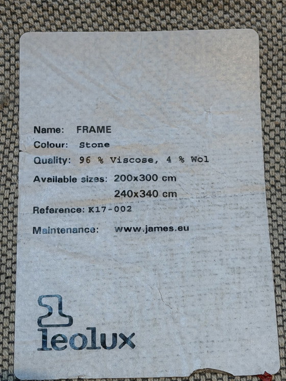 Image 1 of Tapis Leolux Cadre Pierre