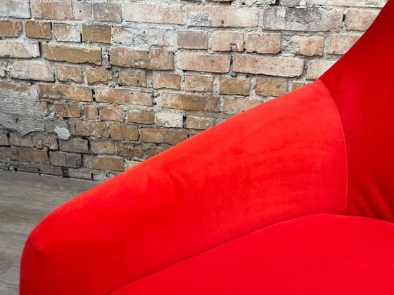 Montis Puk Low – Tissu Rouge | Simon Pengelly – Fauteuils, Metal, Textile (photo 10 of 21)