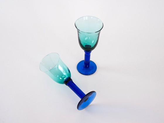 Image 1 of Een paar kleurrijke brillen, Deens design, jaren 70, vervaardigd in Denemarken.