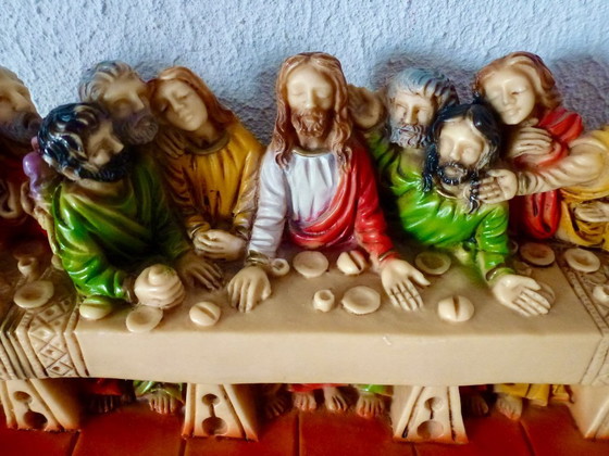 Image 1 of Image ancienne de la Cène, italienne, A. Giannetti.