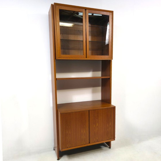 Image 1 of Vintage teak modular cabinet 1960s mid-century design