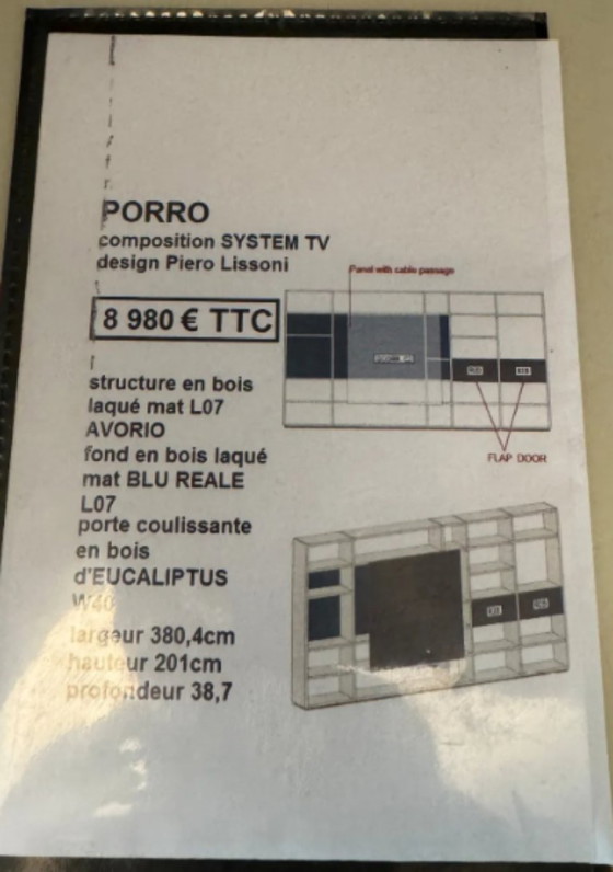 Image 1 of PORRO System – Designer-Wandgestaltung von Piero Lissoni