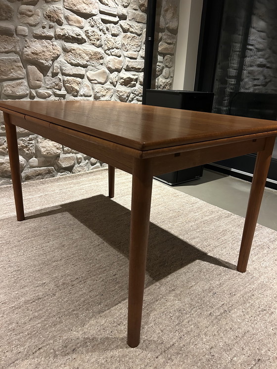 Image 1 of Vintage Danish extendable table from the 1960s