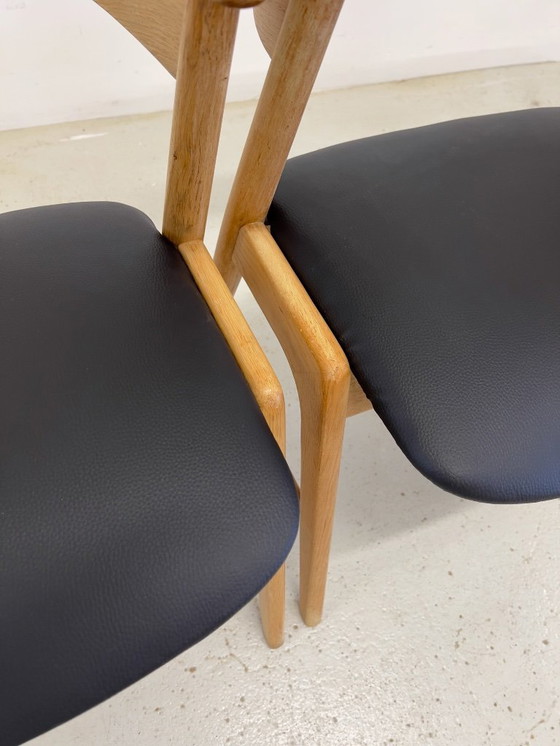 Image 1 of Sillas de comedor Kai Kristiansen Modelo 32, Korup Møbelfabrik.