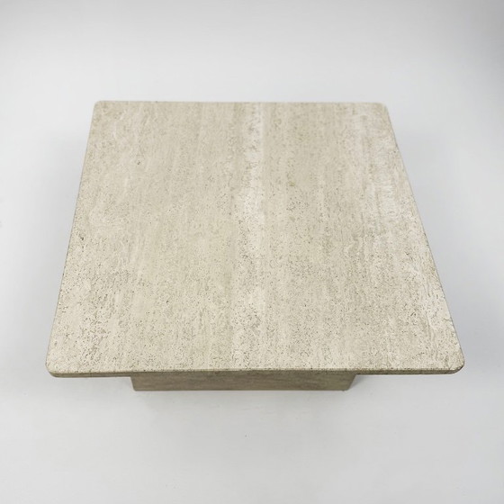 Image 1 of Mesa de centro de travertino de los años 70