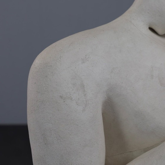 Expressive Ceramic Female Sculpture by Evelyn van Baarda, Netherlands, 1981 (photo 10 of 10)