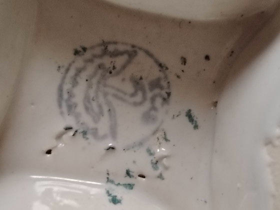 Image 1 of KSF Kirov Plant Kirow Faience Kommand met Uitsparing Jaren 60