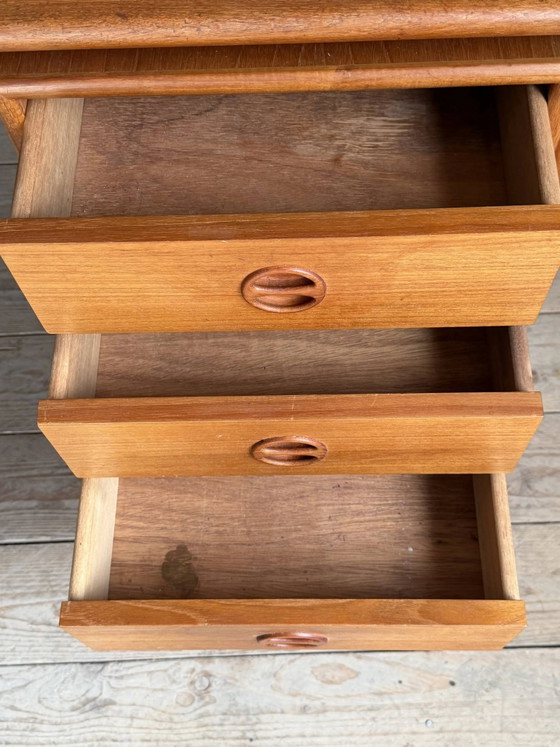 Scrivania vintage scandinava in teak, Danimarca – Scrivanie, Scandinavian (photo 7 of 12)