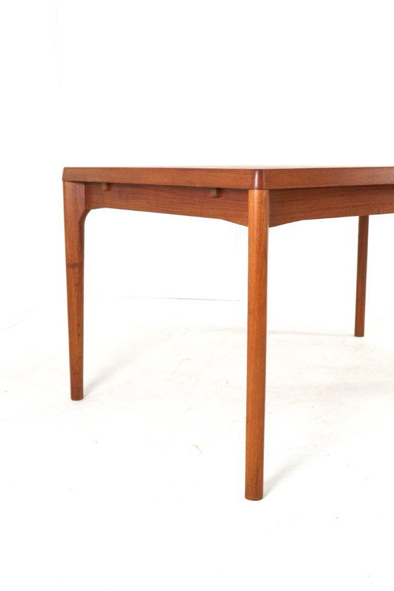 Image 1 of Henning Kjaernulf for Vejle extendable dining table Danish vintage