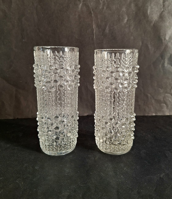 Image 1 of Sklo Union Hermanova Hut Candle Wax vase. František Pečený 1974.