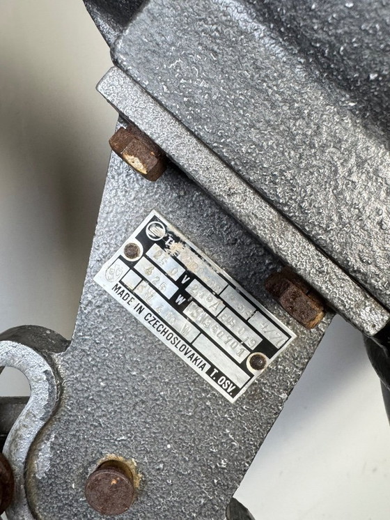 Image 1 of Large Vintage Industrial Aluminium Factory Wall Spotlight, 1970s