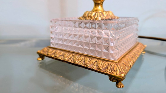 Elegante Lampada da tavolo vintage stile Hollywood Regency, anni '50-'60 – Lampade da tavolo, Crystal (photo 20 of 20)
