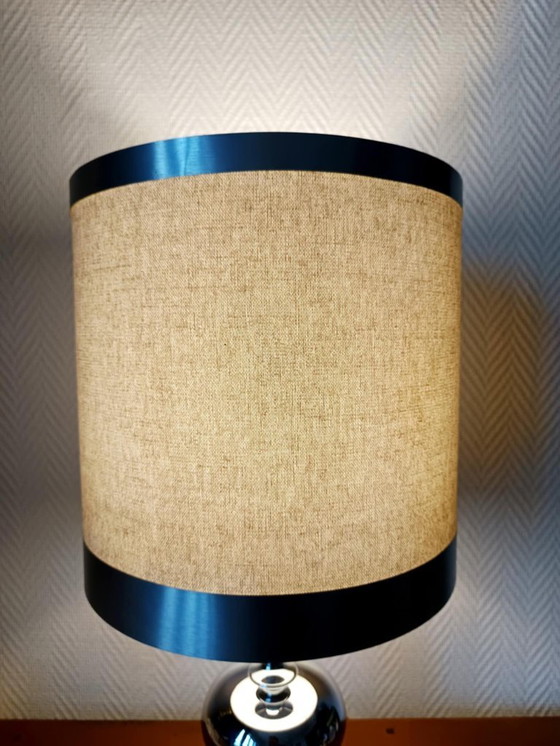 Image 1 of Lampe chrome vintage 1970 