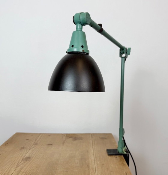 Green Industrial Workshop Desk Lamp by Curt Fischer for Midgard, 1950s – Table lamps, Plastic, Iron (photo 6 of 23)