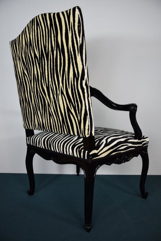 Image 1 of Poltrona barocca in stile Luigi XV