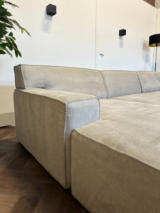 Image 1 of Canapé d'angle en U taupe 370x255/170cm