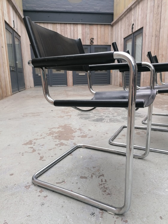 Image 1 of 4x Mart Stam model s 34 stoelen