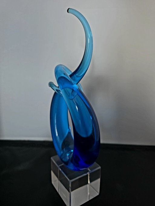 Sculpture en verre de Murano – beeldhouwkunst, Glass, Murano Glass (photo 2 of 6)