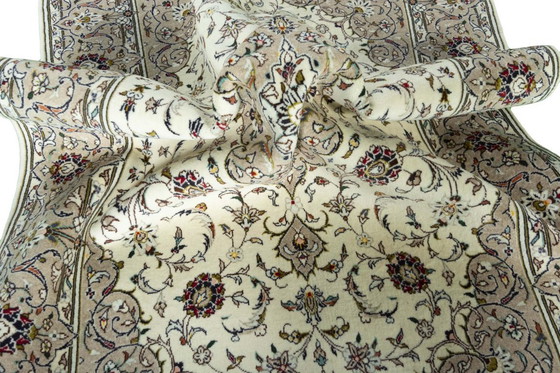 Image 1 of Kashan Orientteppich – Handgeknüpft – 215 x 140 cm