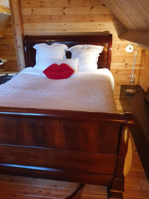 Letto matrimoniale Ralph Lauren Mahony con testiera alta