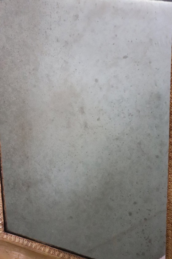 Image 1 of Antieke wandspiegel in verguld hout, Italië begin 19e eeuw