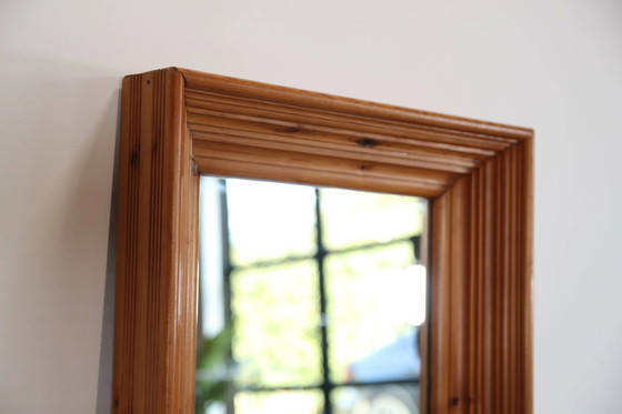 Grand miroir vintage en pin – Wood (photo 4 of 6)